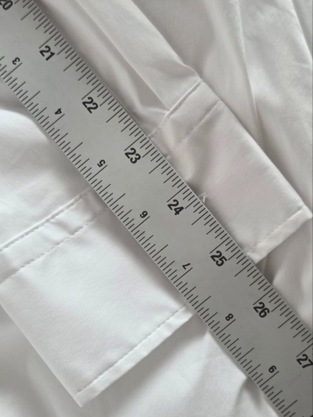 $185 Lauren Ralph Lauren Front Tie Cotton Midi Shirtdress White Size 18 - Picture 8 of 9